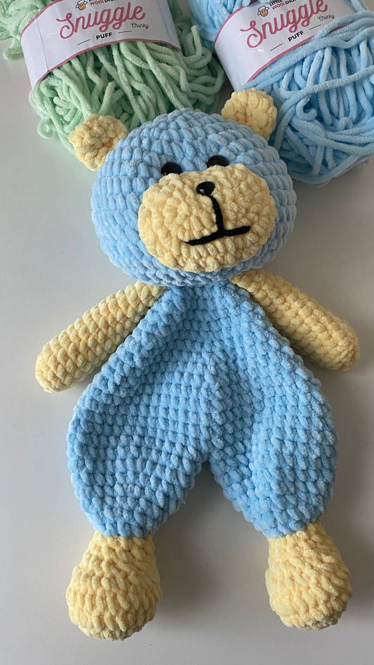 Velvet Bear Baby Lovey