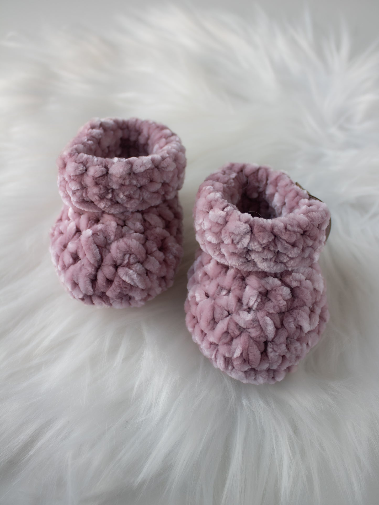 Velvet Baby Booties