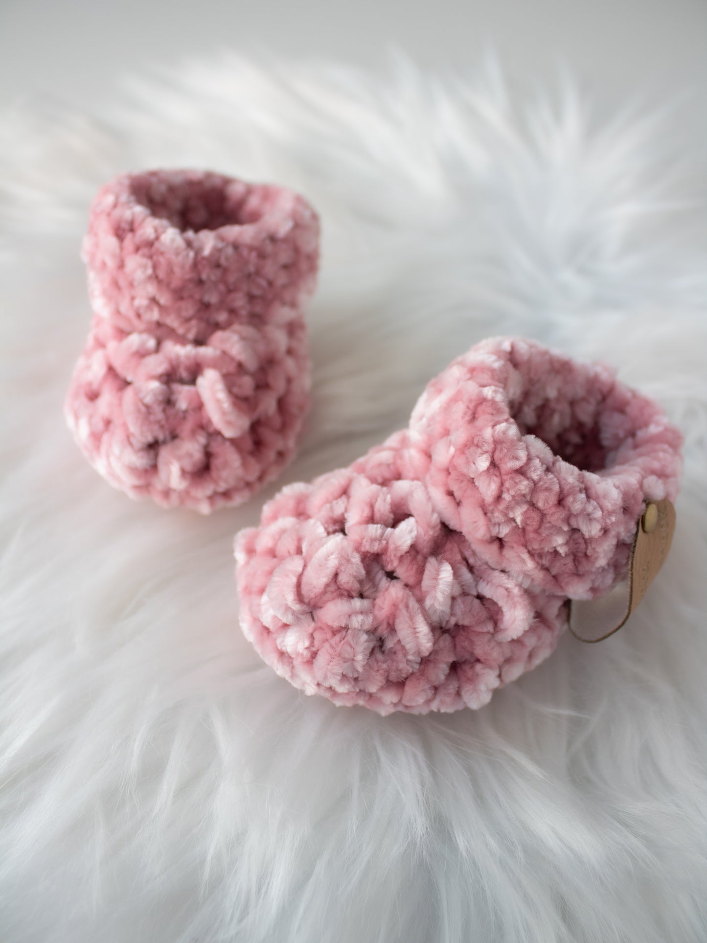 Velvet Baby Booties